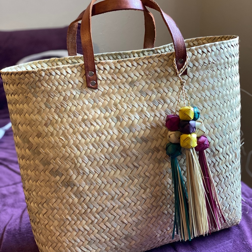 Handmade palm bag!!